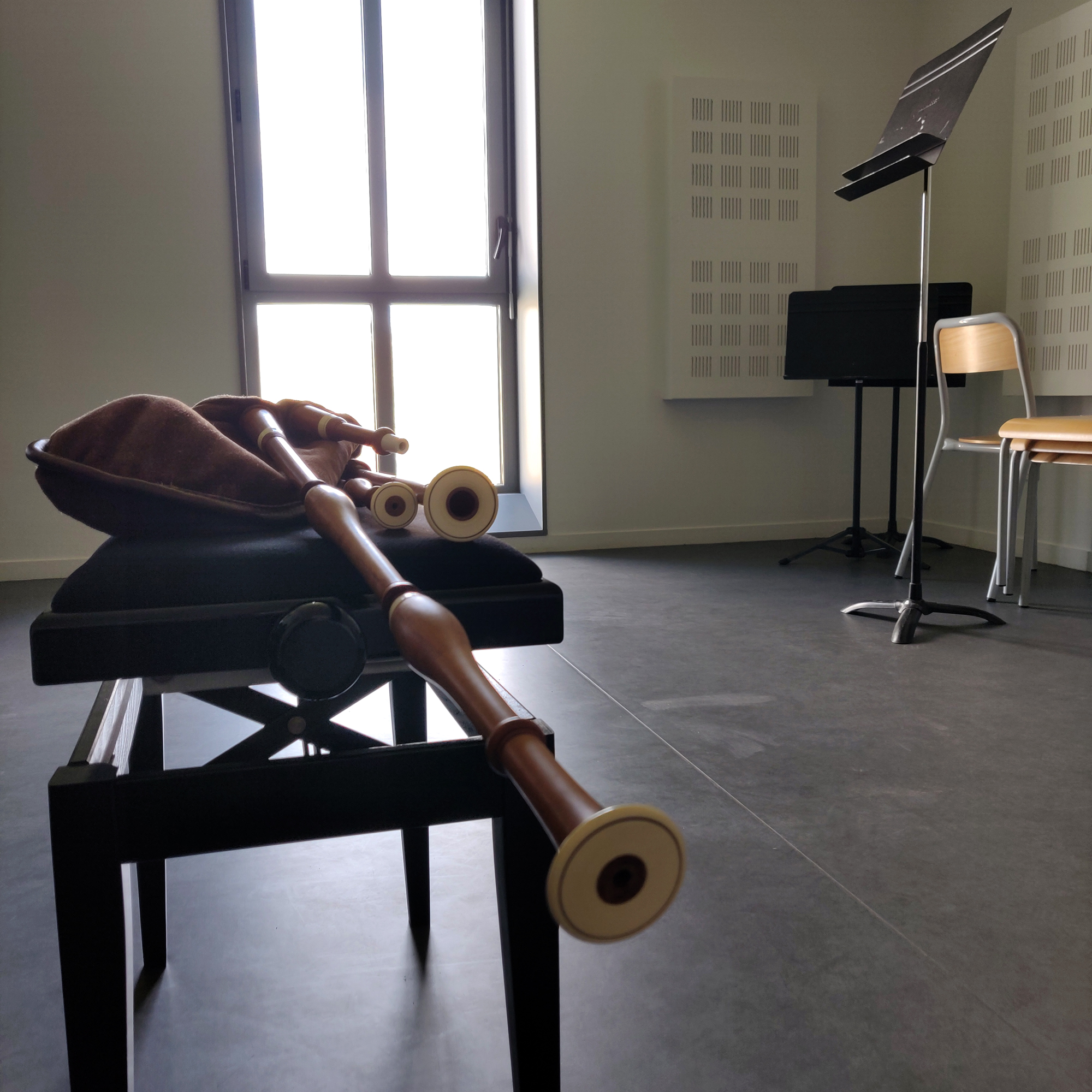 Ma première année de cornemuse au Conservatoire de Vichy